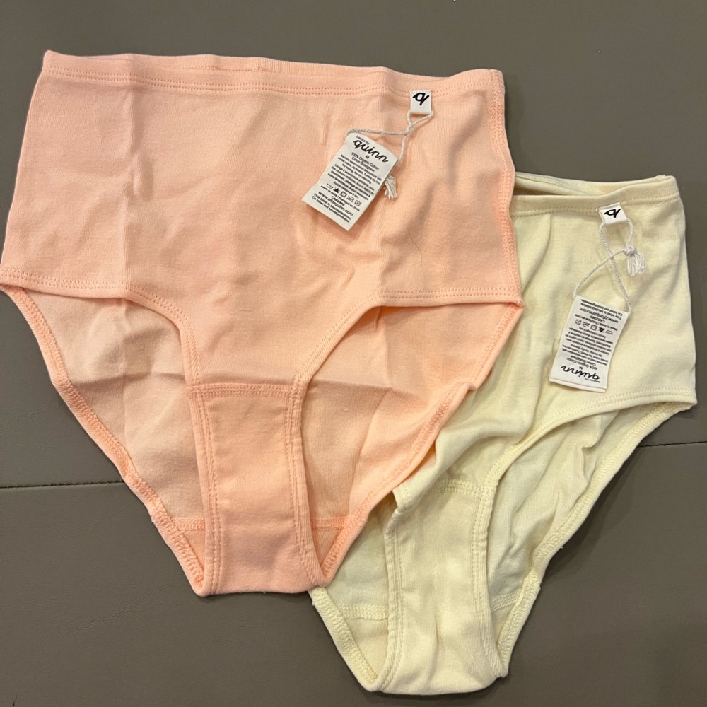 Basics by Quinn, two, medium underwear, organic cotton
